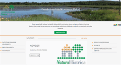 Desktop Screenshot of natura-histrica.hr